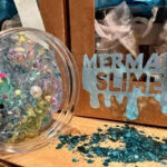 Mermaid Slime Kit with glitter and ocean decorations